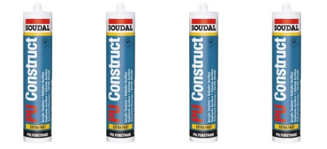 Adhesivo PU CONSTRUCT Soudal 310ml en Saldos Construcci&oacute;n